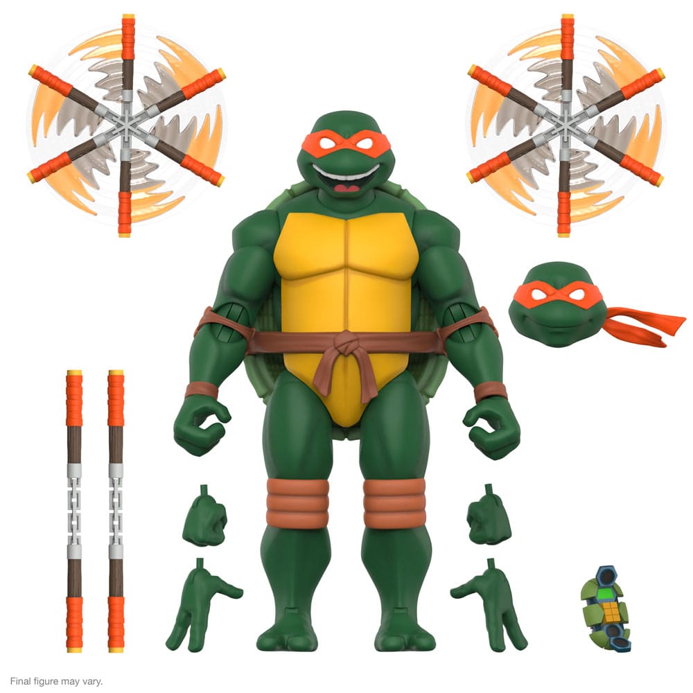 Teenage Mutant Ninja Turtles Ultimates Action Figure Wave 12 Michelangelo 18 cm - Damaged packaging