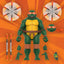 Teenage Mutant Ninja Turtles Ultimates Action Figure Wave 12 Michelangelo 18 cm
