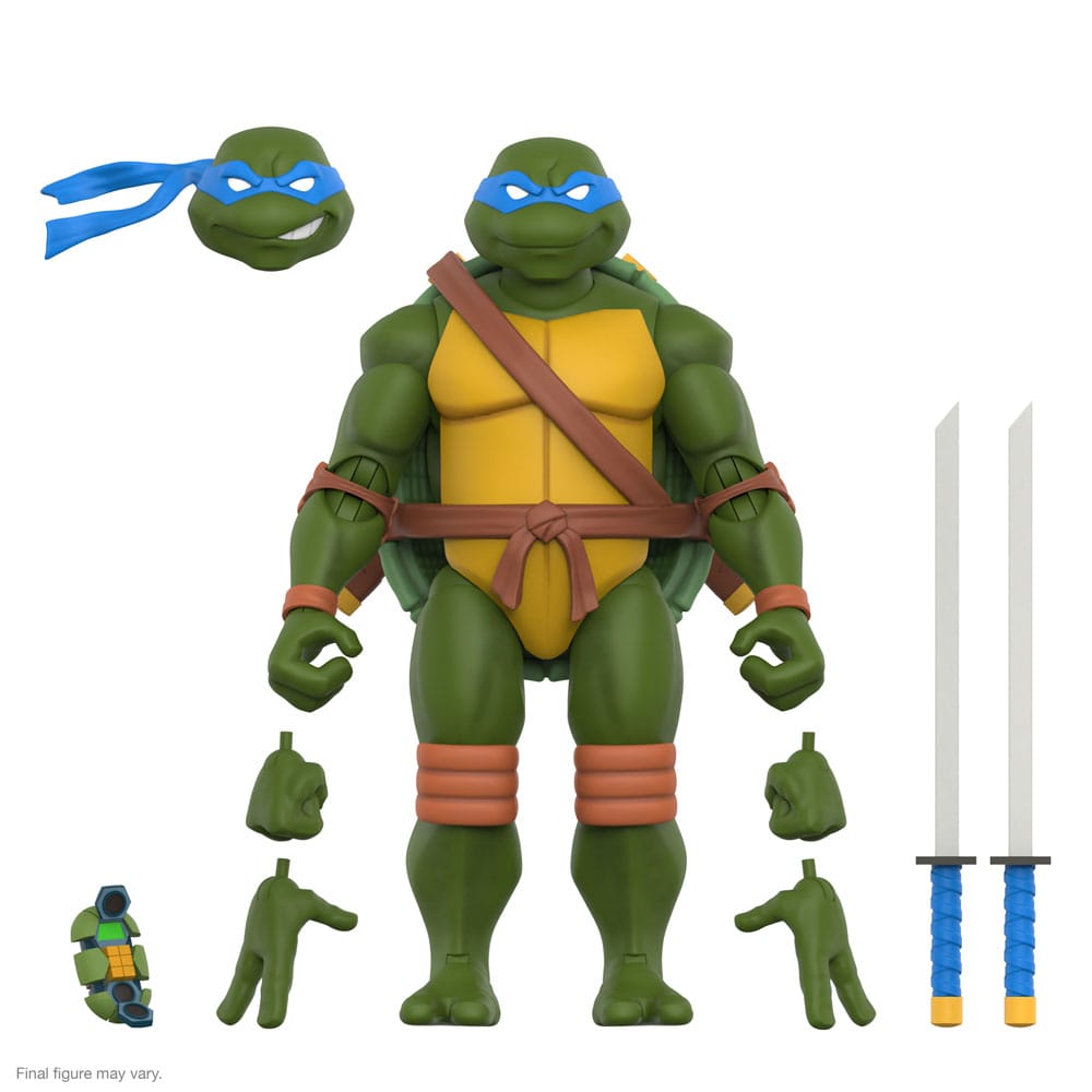 Teenage Mutant Ninja Turtles Ultimates Action Figure Wave 12 Leonardo 18 cm - Severely damaged packaging
