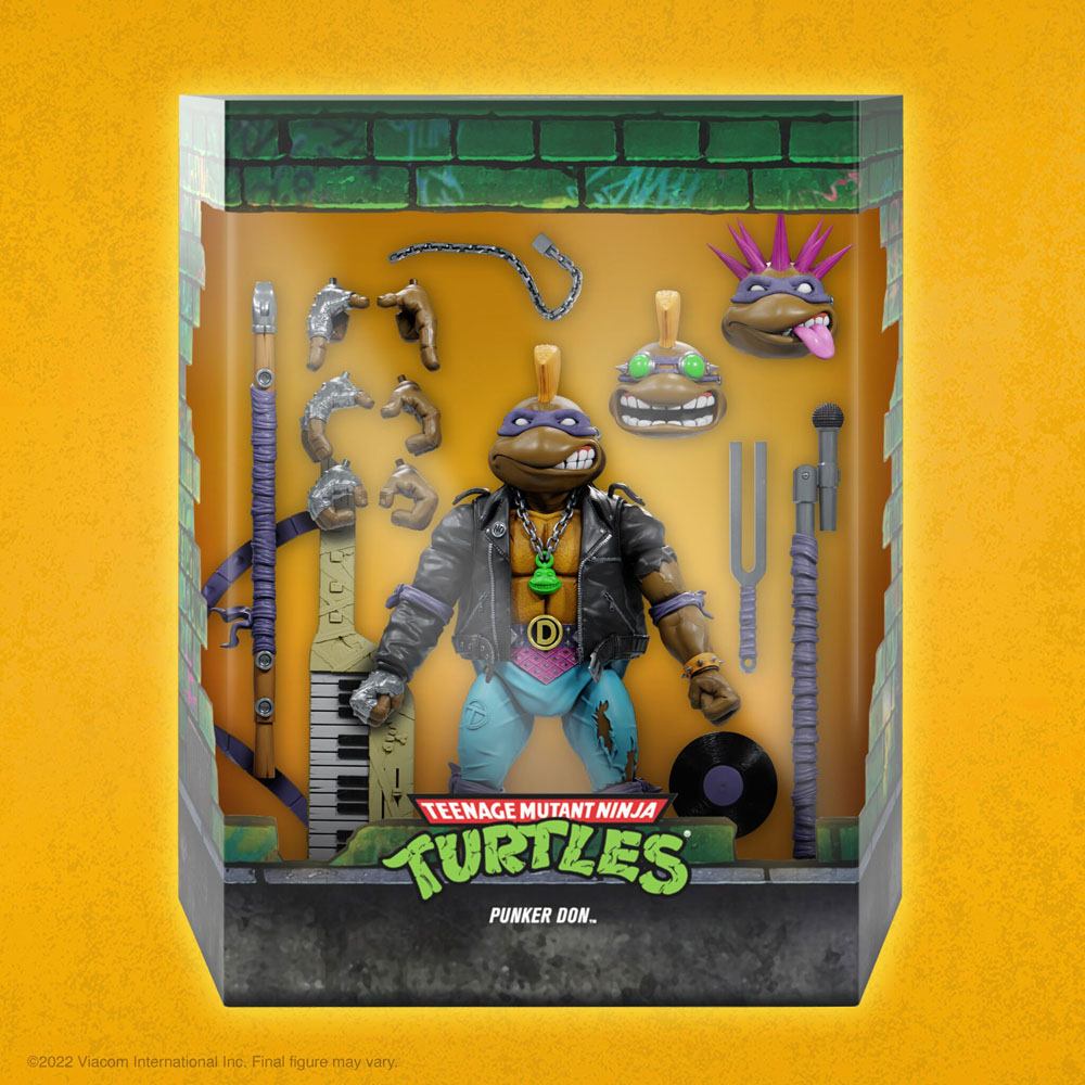 Teenage Mutant Ninja Turtles Ultimates Action Figure Punker Donatello 18 cm