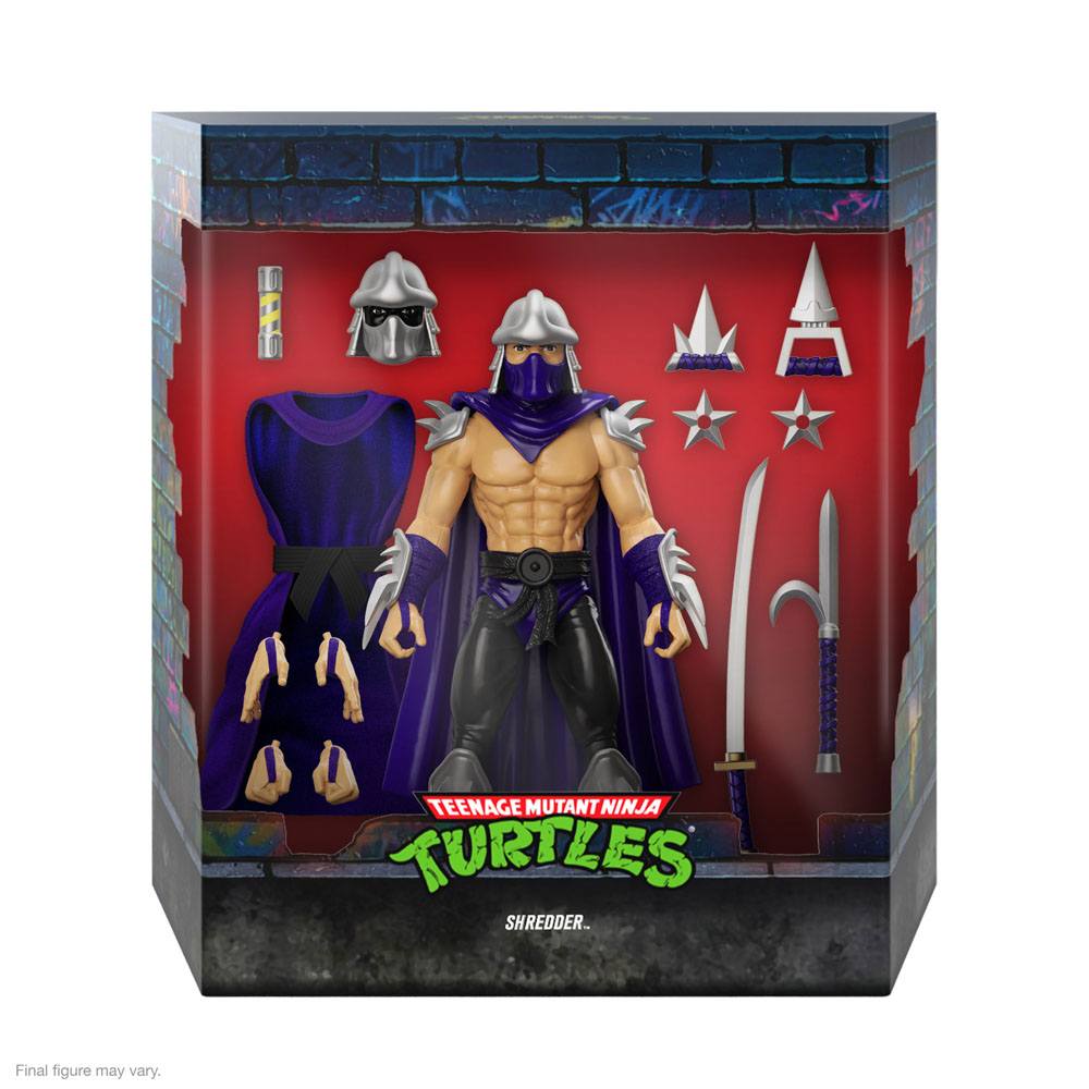 Teenage Mutant Ninja Turtles Ultimates Action Figure Shredder (Silver Armor) 18 cm