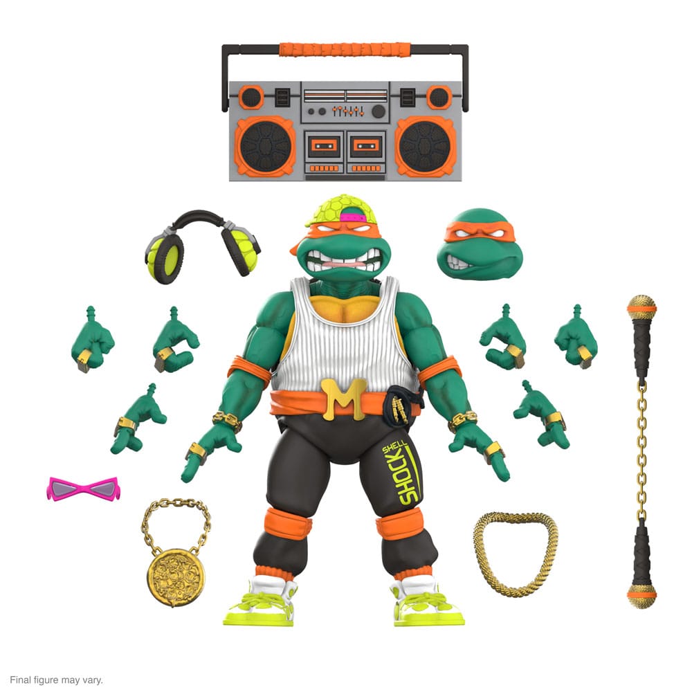 Teenage Mutant Ninja Turtles Ultimates Action Figure Rappin' Mike 18 cm