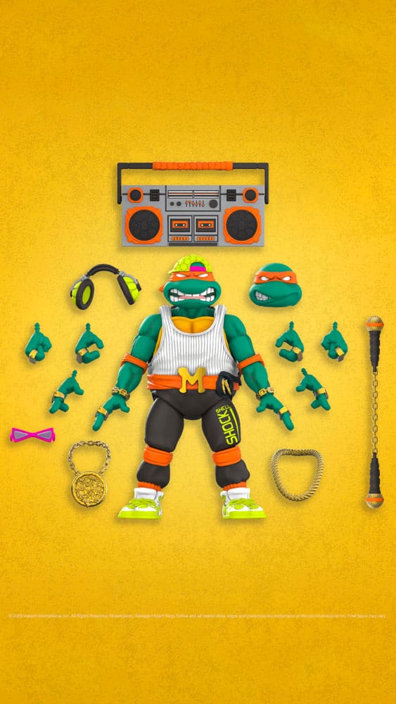 Teenage Mutant Ninja Turtles Ultimates Action Figure Rappin' Mike 18 cm