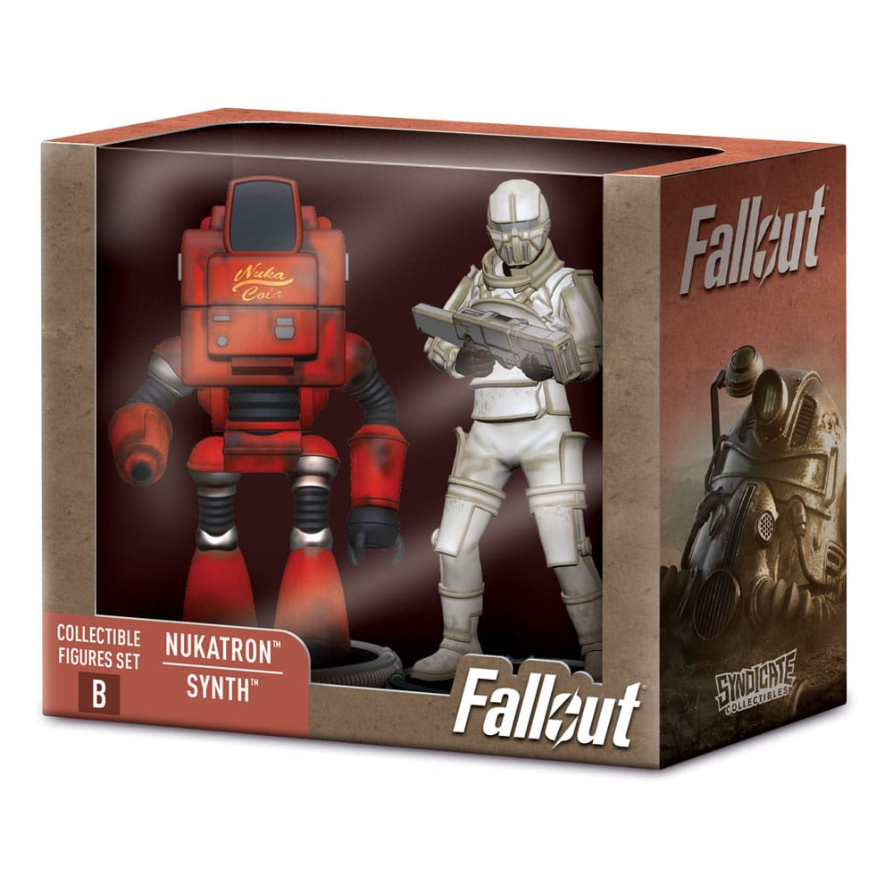 Fallout Mini Figures 2-Pack Set B Nukatron &amp; Synth 7 cm