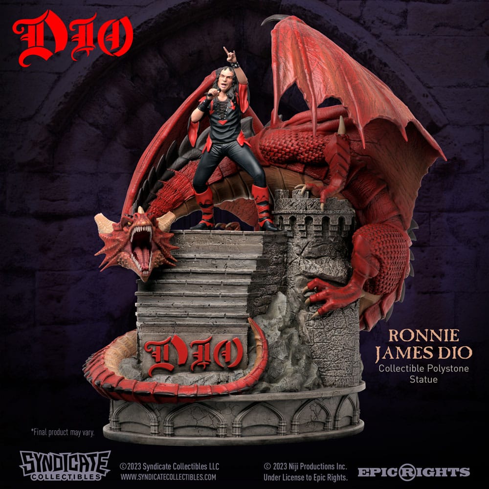 Dio Statue 1/10 Ronnie James Dio 36 cm