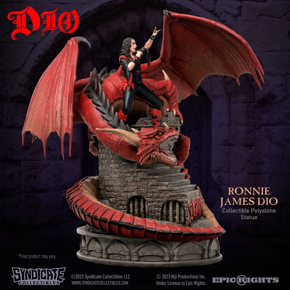 Dio Statue 1/10 Ronnie James Dio 36 cm