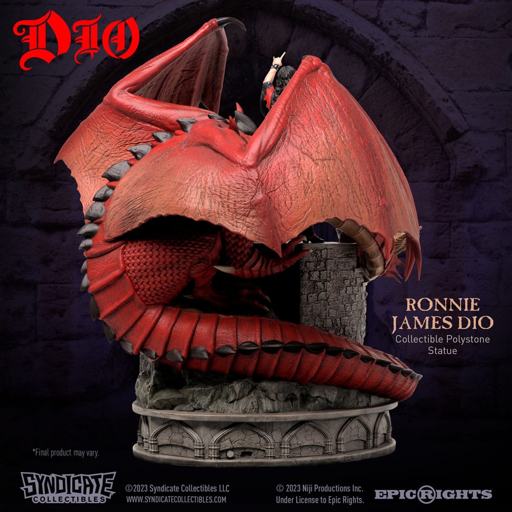 Dio Statue 1/10 Ronnie James Dio 36 cm