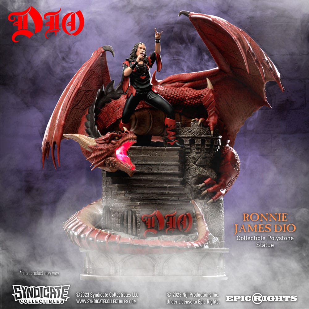 Dio Statue 1/10 Ronnie James Dio 36 cm