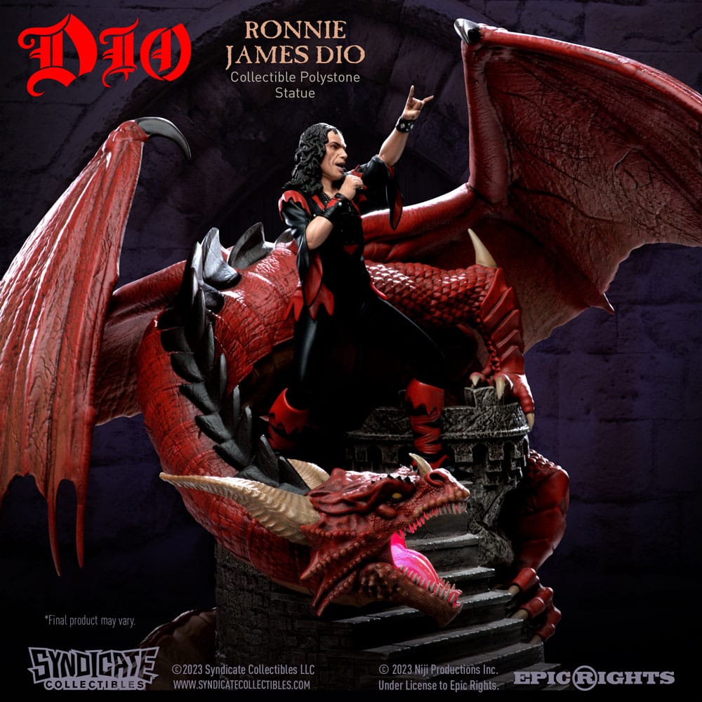 Dio Statue 1/10 Ronnie James Dio 36 cm