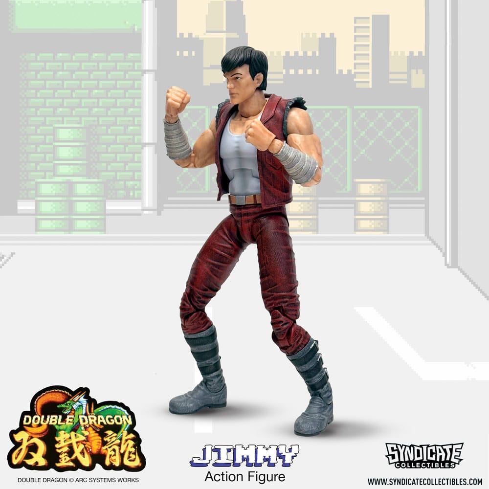 Double Dragon Deluxe Action Figure 1/12 Jimmy 18 cm