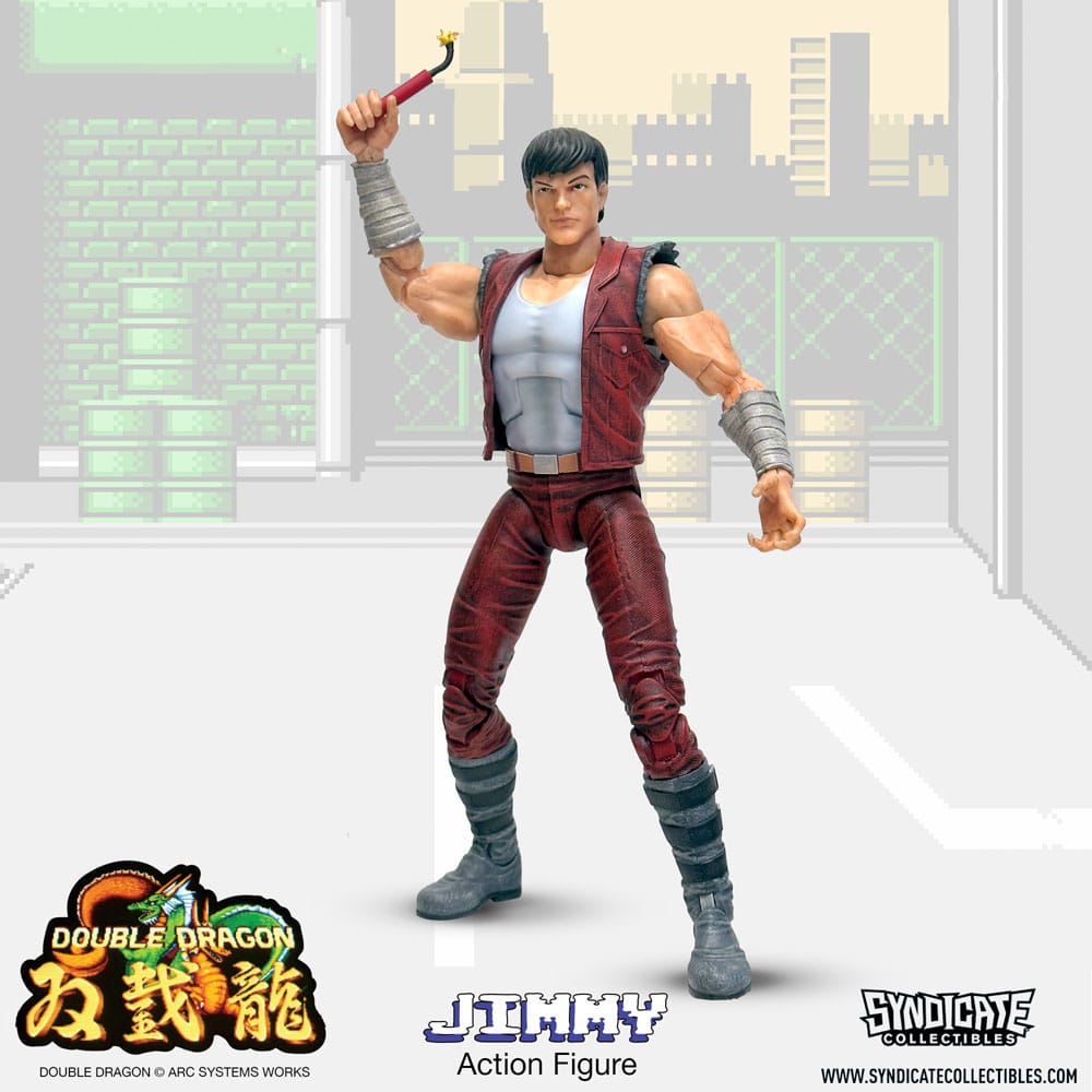 Double Dragon Deluxe Action Figure 1/12 Jimmy 18 cm