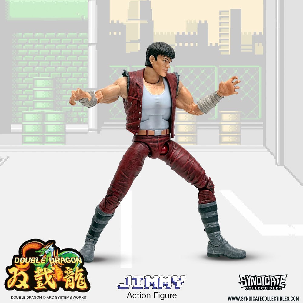 Double Dragon Deluxe Action Figure 1/12 Jimmy 18 cm