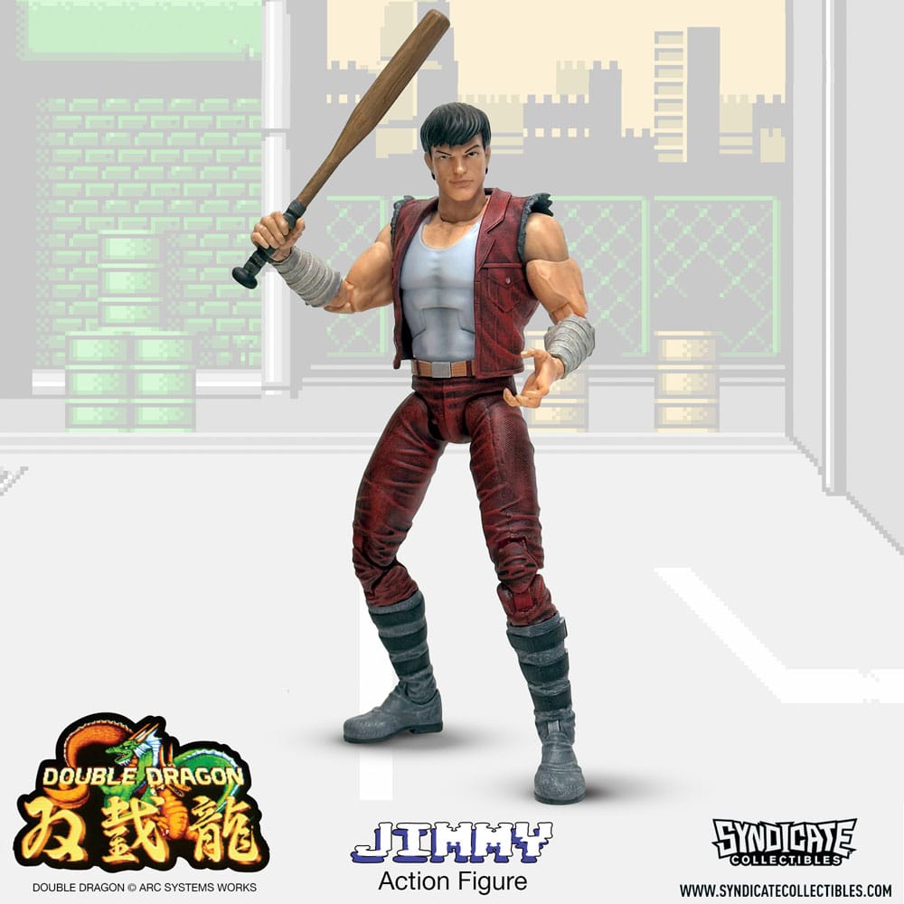 Double Dragon Deluxe Action Figure 1/12 Jimmy 18 cm