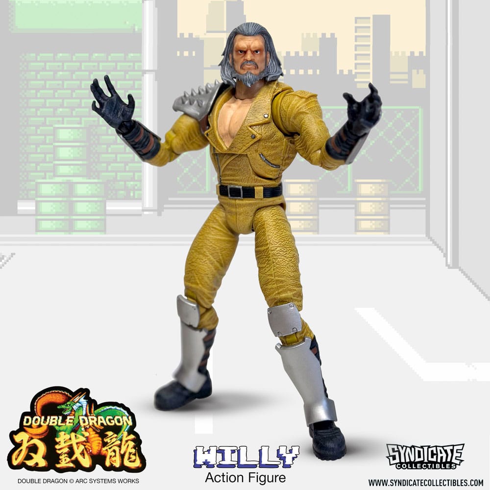 Double Dragon Deluxe Action Figure 1/12 Willy 18 cm