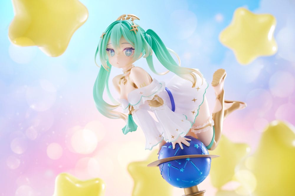 Hatsune Miku PVC Statue Bust Up Figure 39 Miku's Day Anniversary 2nd Season Glittering Star Ver. 18 cm