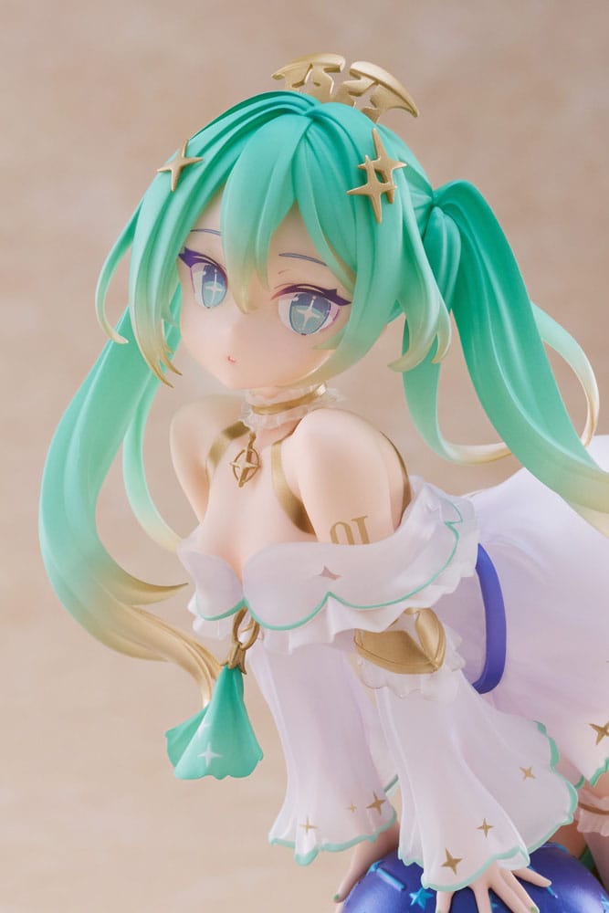 Hatsune Miku PVC Statue Bust Up Figure 39 Miku's Day Anniversary 2nd Season Glittering Star Ver. 18 cm