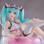 Hatsune Miku Wonderland PVC Statue Aqua Float Girls Figure Hatsune Miku Reissue 18 cm