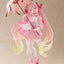 Hatsune Miku AMP PVC Statue Newley Written Sakura Miku Sakura Dress Ver. 21 cm