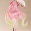 Hatsune Miku AMP PVC Statue Newley Written Sakura Miku Sakura Dress Ver. 21 cm