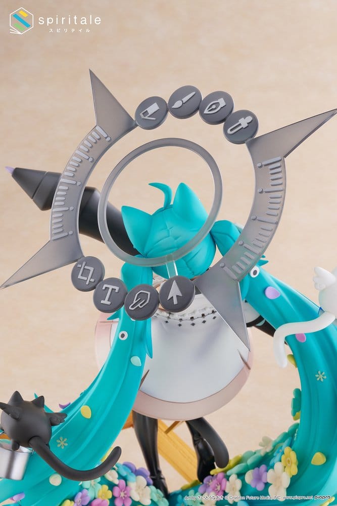 Hatsune Miku x Naoki Saito PVC Statue 1/7 My Figure Making! The Painter Ver. 34 cm