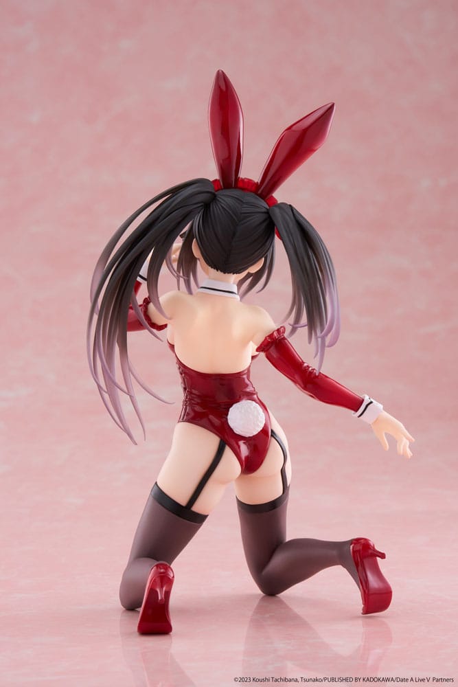 Date A Live V PVC Statue Desktop Cute Figure Kurumi Tokisaki Bunny Ver. 13 cm