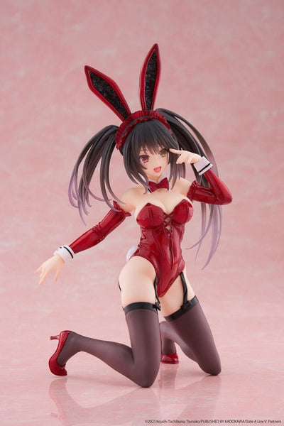 Date A Live V PVC Statue Desktop Cute Figure Kurumi Tokisaki Bunny Ver. 13 cm