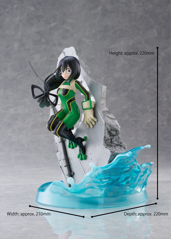 My Hero Academia Dressta PVC Statue Tsuyu Asui 22 cm