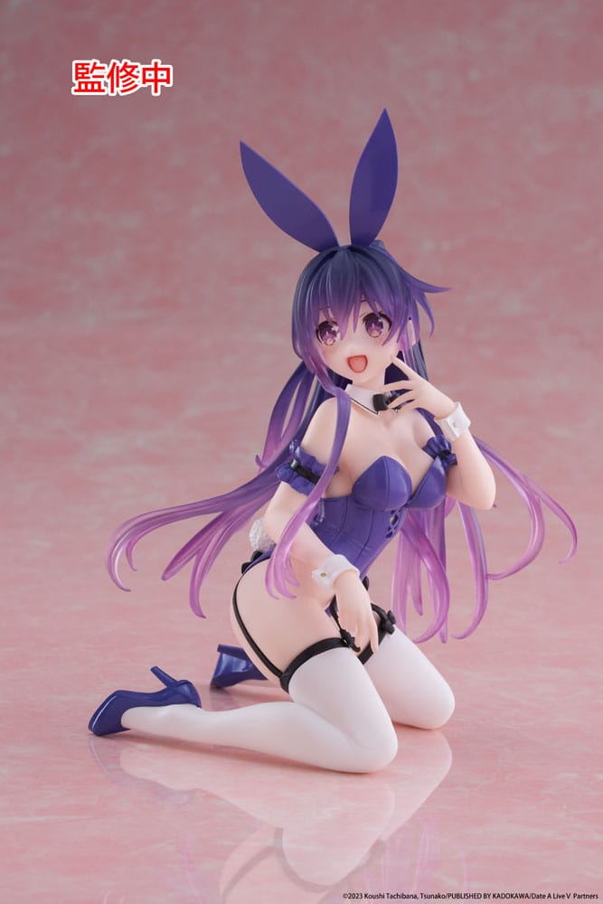 Date A Live V PVC Statue Desktop Cute Figure Tohka Yatogami Bunny Ver. 13 cm