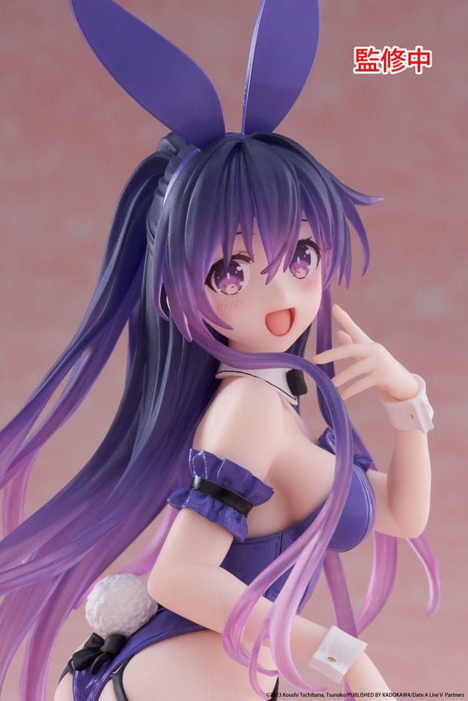 Date A Live V PVC Statue Desktop Cute Figure Tohka Yatogami Bunny Ver. 13 cm