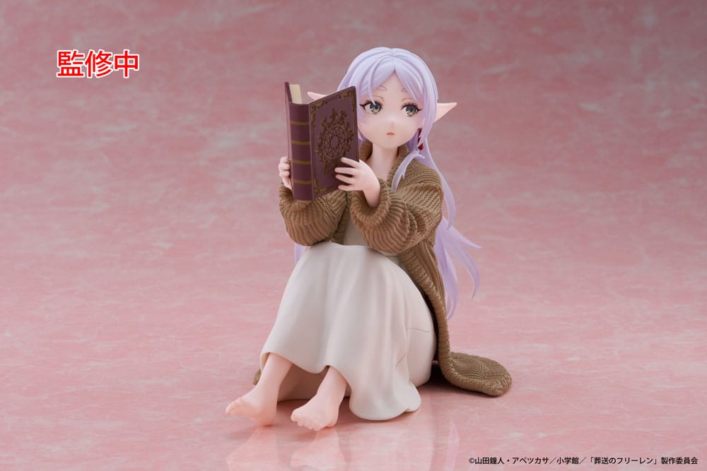 Frieren: Beyond Journey's End PVC Statue Desktop Cute Figure Frieren Roomwear Ver. 13 cm