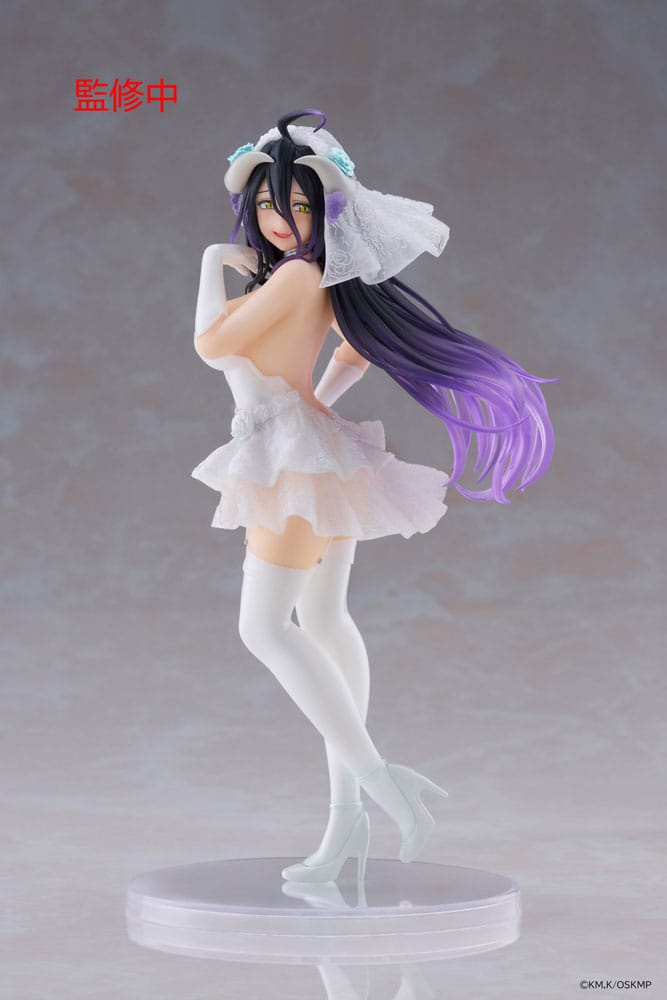 Overlord Coreful PVC Statue Albedo Wedding Ver. 18 cm   - Damaged packaging