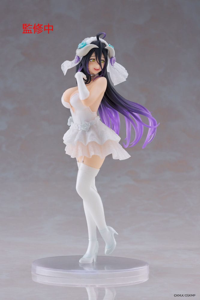 Overlord Coreful PVC Statue Albedo Wedding Ver. 18 cm   - Damaged packaging