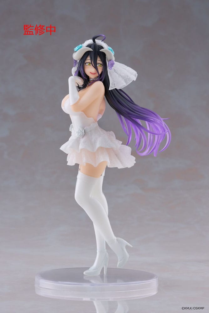 Overlord Coreful PVC Statue Albedo Wedding Ver. 18 cm   - Damaged packaging