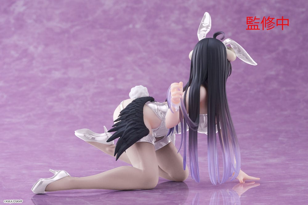 Overlord Desktop Cute PVC Statue Albedo (Bunny Ver.) Renewal 13 cm - Damaged packaging