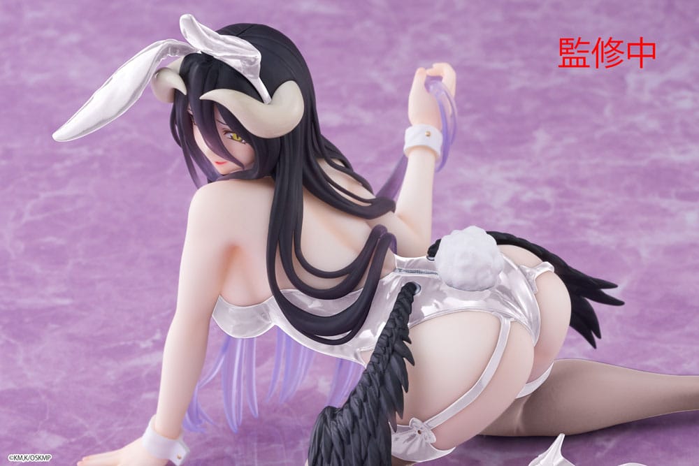 Overlord Desktop Cute PVC Statue Albedo (Bunny Ver.) Renewal 13 cm - Damaged packaging