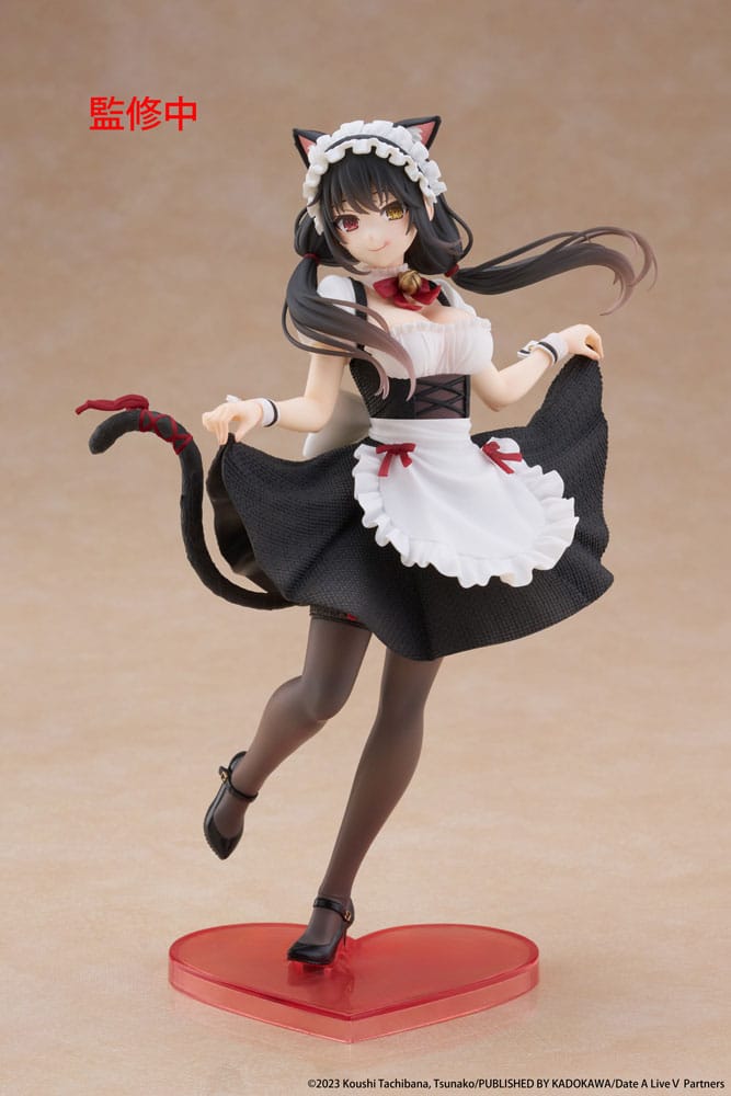 Date A Live V Coreful PVC Statue Kurumi Tokisaki Cat Ear Maid Ver. 18 cm