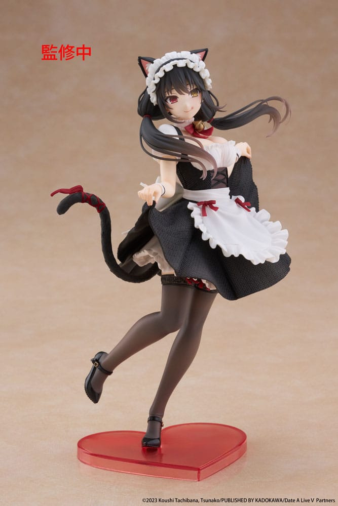 Date A Live V Coreful PVC Statue Kurumi Tokisaki Cat Ear Maid Ver. 18 cm