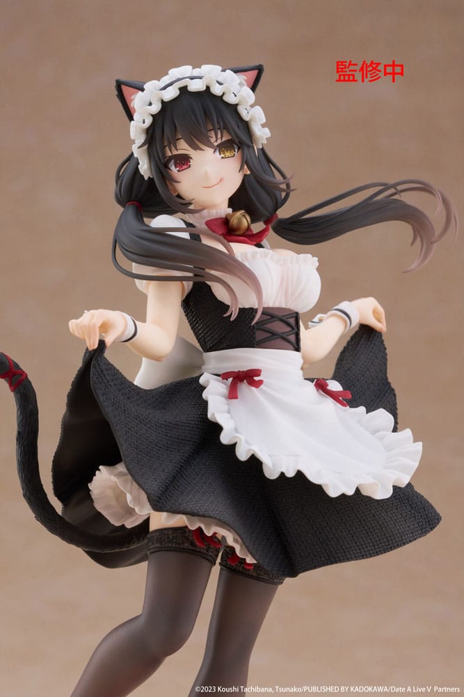 Date A Live V Coreful PVC Statue Kurumi Tokisaki Cat Ear Maid Ver. 18 cm