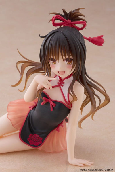 To Love-Ru Darkness PVC Statue Desktop Cute Figure Mikan Yuki Chinese Dress Ver. 13 cm