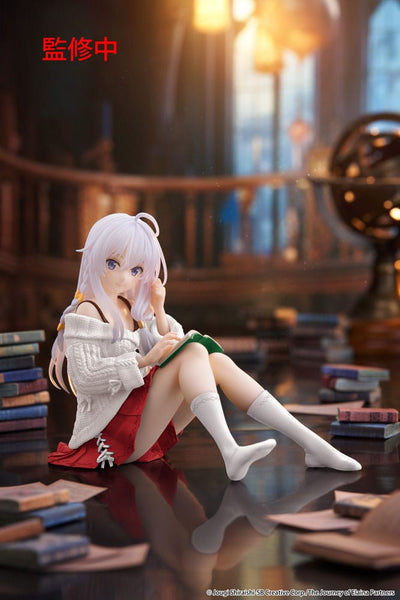 Wandering Witch: The Journey of Elaina PVC Statue Desktop Cute Figure Elaina Casual Clothes Ver. Renewal 13 cm