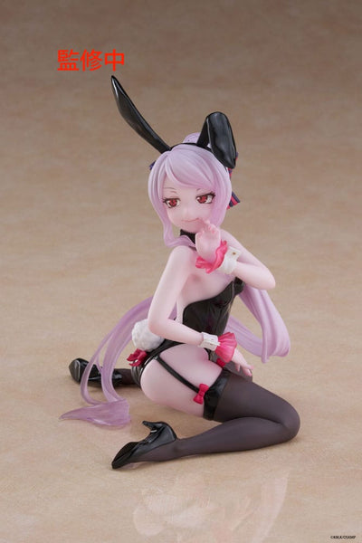 Overlord PVC Statue Desktop Cute Figure Shalltear Bunny Ver. 13 cm