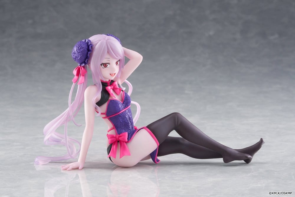 Overlord Desktop Cute PVC Statue Shalltear Chinese Dress Ver. 13 cm - Damaged packaging