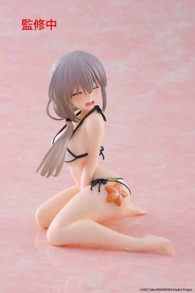 Uzaki-chan Wants to Hang Out! PVC Statue Desktop Cute Figure Tsuki Uzaki (Swimwear Ver.) 13 cm           - Damaged packaging