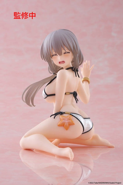 Uzaki-chan Wants to Hang Out! PVC Statue Desktop Cute Figure Tsuki Uzaki (Swimwear Ver.) 13 cm           - Damaged packaging
