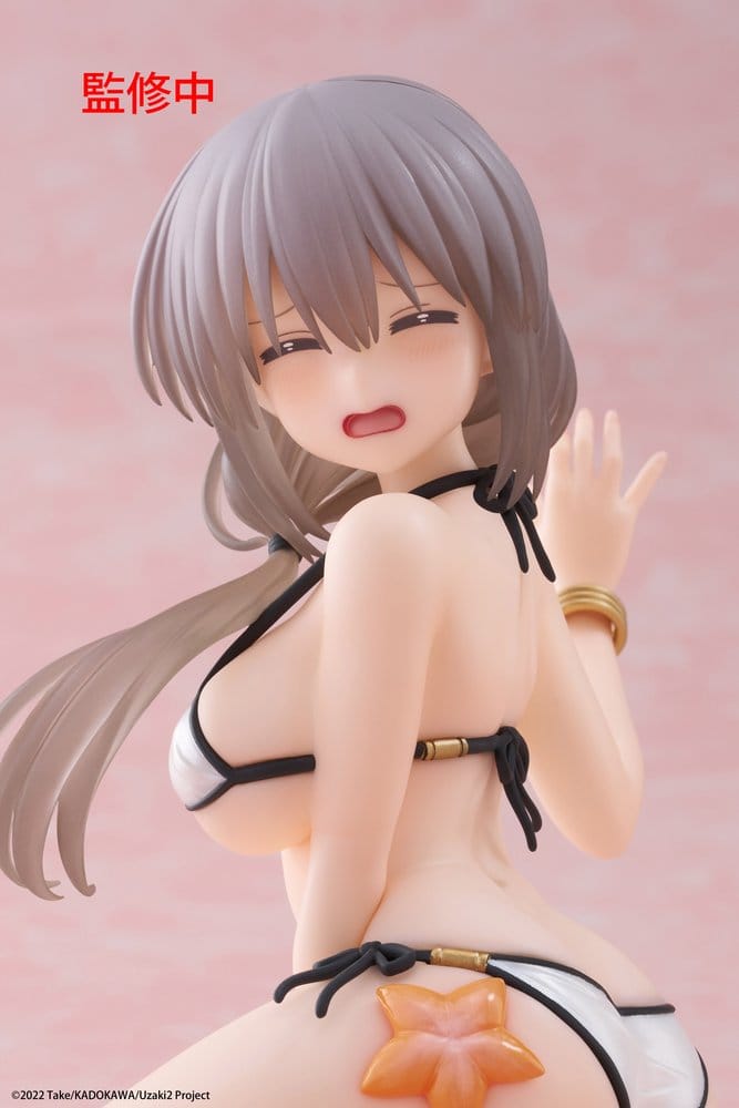 Uzaki-chan Wants to Hang Out! PVC Statue Desktop Cute Figure Tsuki Uzaki (Swimwear Ver.) 13 cm           - Damaged packaging