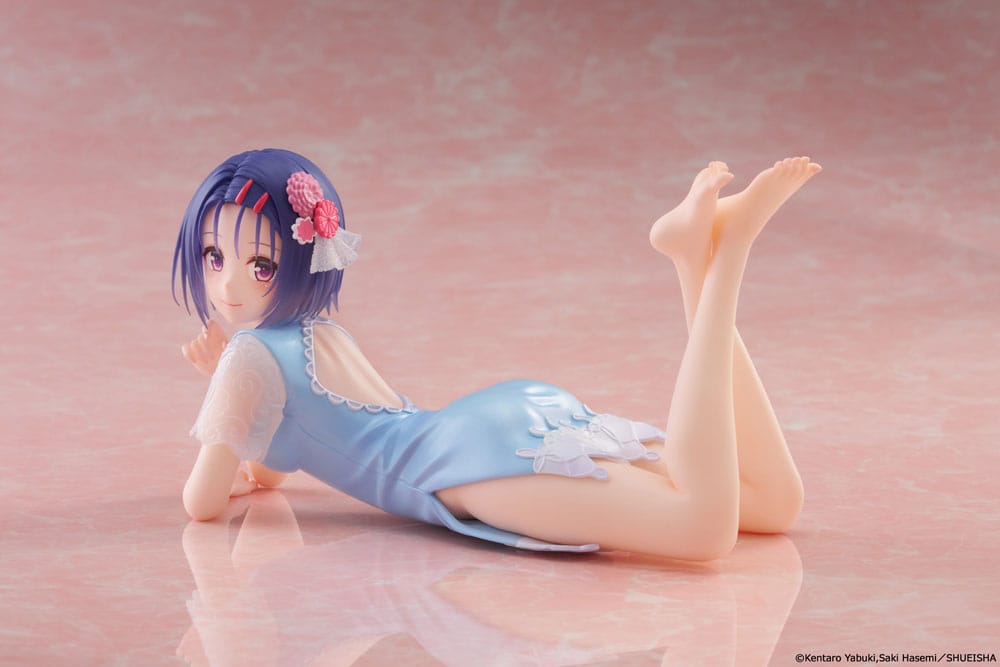 To Love-Ru Darkness PVC Statue Desktop Cute Figure Haruna Sairenji (China Dress Ver.) 13 cm            - Damaged packaging