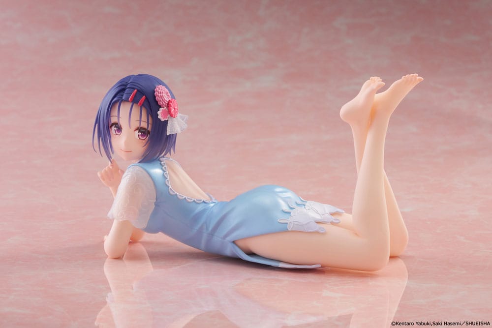 To Love-Ru Darkness PVC Statue Desktop Cute Figure Haruna Sairenji (China Dress Ver.) 13 cm            - Damaged packaging