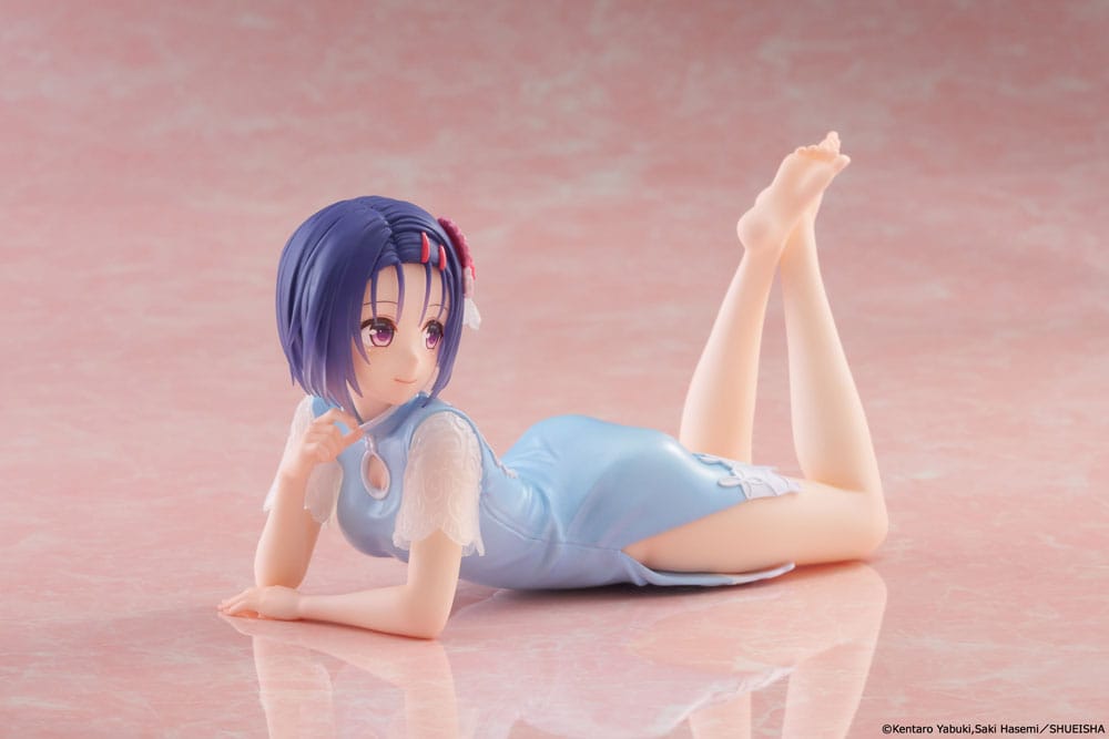 To Love-Ru Darkness PVC Statue Desktop Cute Figure Haruna Sairenji (China Dress Ver.) 13 cm            - Damaged packaging