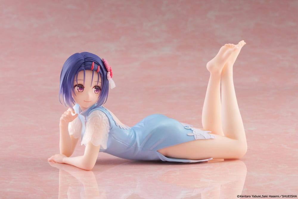 To Love-Ru Darkness PVC Statue Desktop Cute Figure Haruna Sairenji (China Dress Ver.) 13 cm            - Damaged packaging