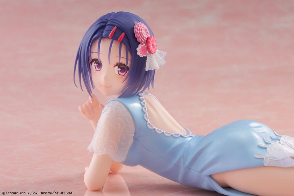 To Love-Ru Darkness PVC Statue Desktop Cute Figure Haruna Sairenji (China Dress Ver.) 13 cm            - Damaged packaging